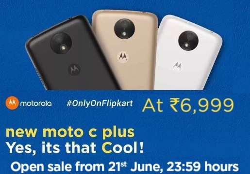 India Desire : Buy Moto C Plus On Flipkart Open Sale @ Rs 5999 Only [Flat Rs 1000 Off]